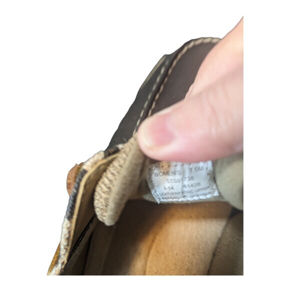 Sperry Women's Bluefish Leopard Cheetah Top-Sider 2-Eye Boat Shoe 7.5 STS91738 - Picture 5 of 12